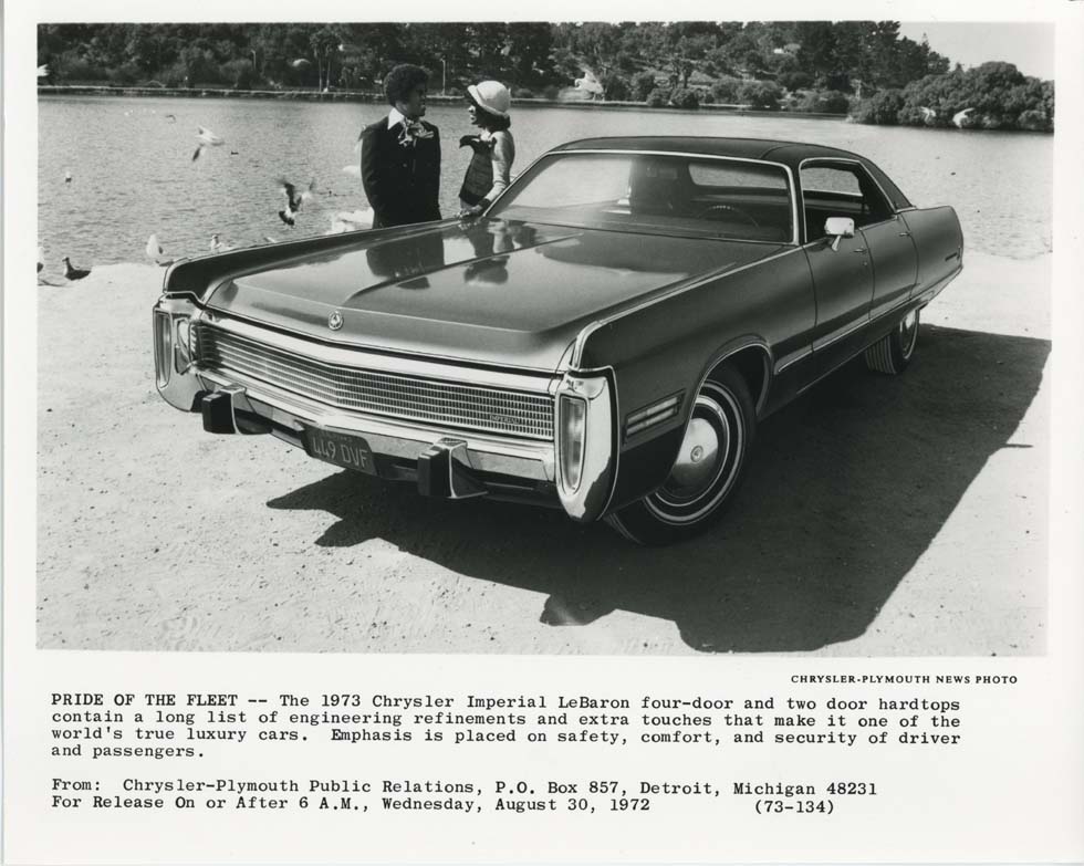 1973 Chrysler Press Releases